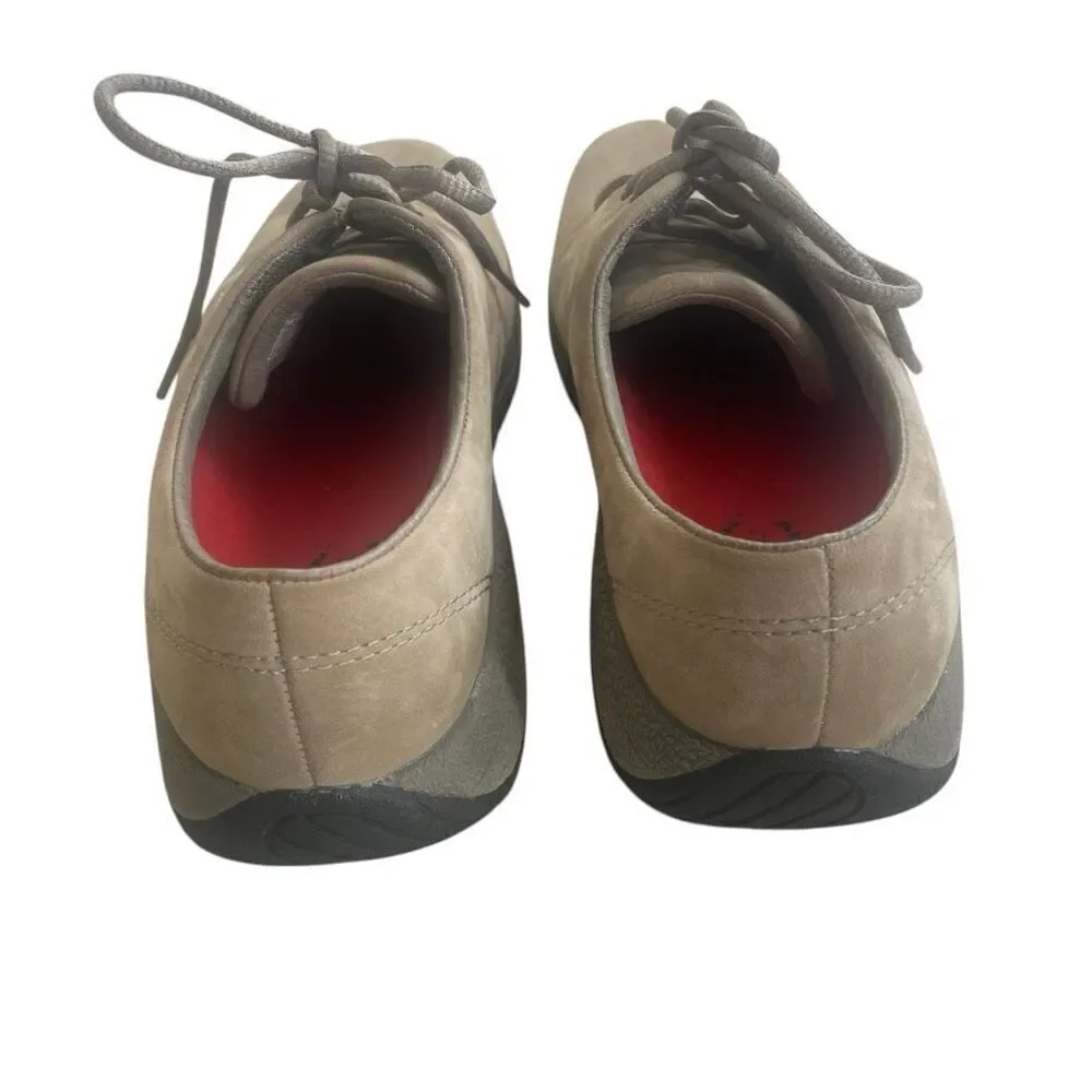 Merrell Tan Suede Leather Jungle Oxford Shoes Women’s Sz 6.5 Casual Tie Comfort